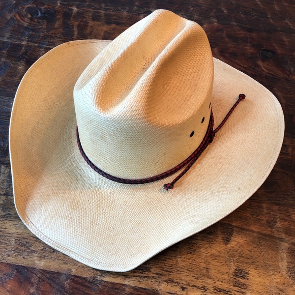 milano hat co. Other - Larry Mahan 6 7/8 straw western hat